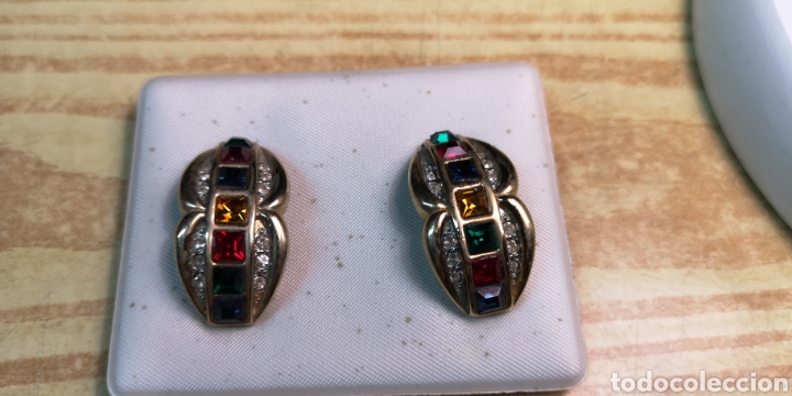 Joyeria: Pendientes cristales de colores - Foto 1
