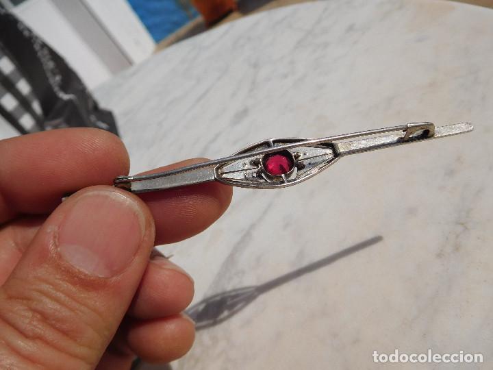 Joyeria: Aguja de plata pp siglo XX - Foto 3