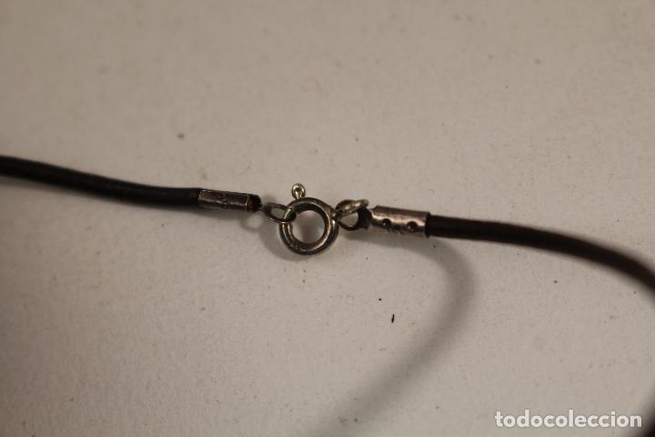 Joyeria: gargantilla cord&oacute;n con cuenta de plata de ley - Foto 3