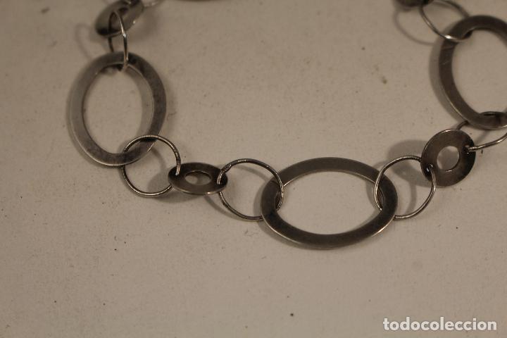 Joyeria: pulsera con aros  de plata de ley - Foto 3