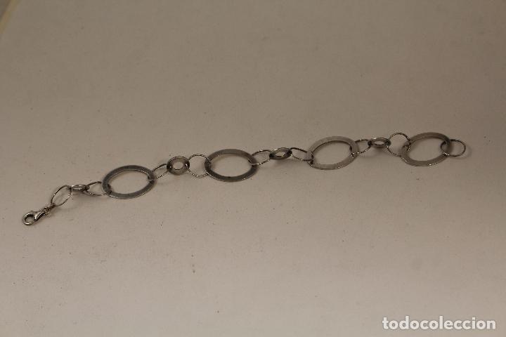 Joyeria: pulsera con aros  de plata de ley - Foto 5