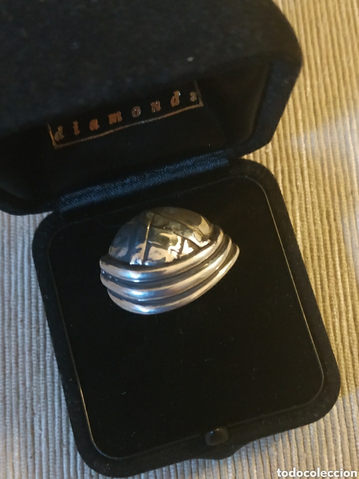 Joyeria: Antiguo anillo de plata maciza - Foto 5