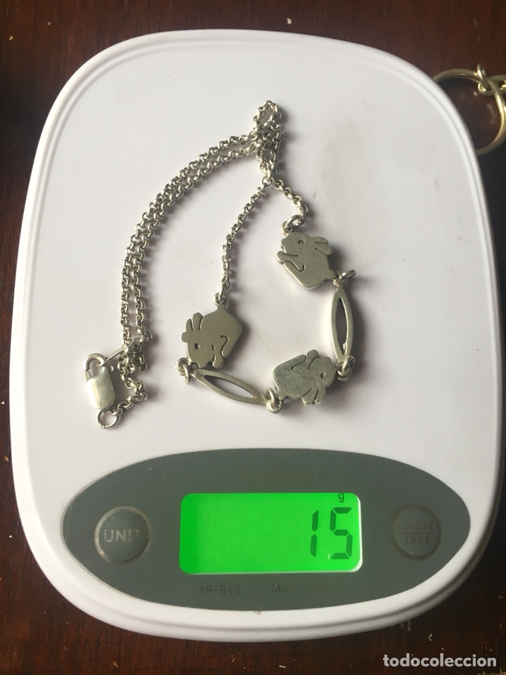Joyeria: Collar de plata maciza conejo - Foto 5