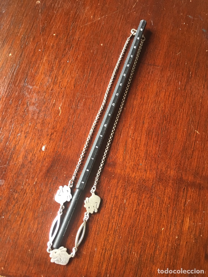 Joyeria: Collar de plata maciza conejo - Foto 1