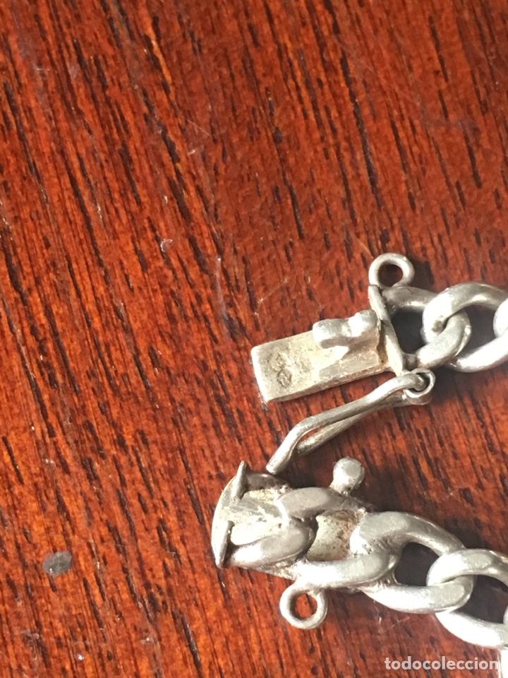 Joyeria: Pulsera de plata maciza Amparo/Luis - Foto 4