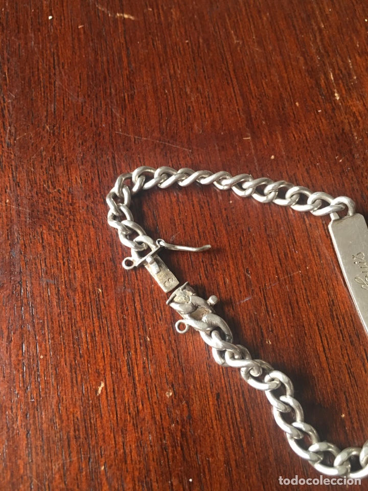 Joyeria: Pulsera de plata maciza Amparo/Luis - Foto 6