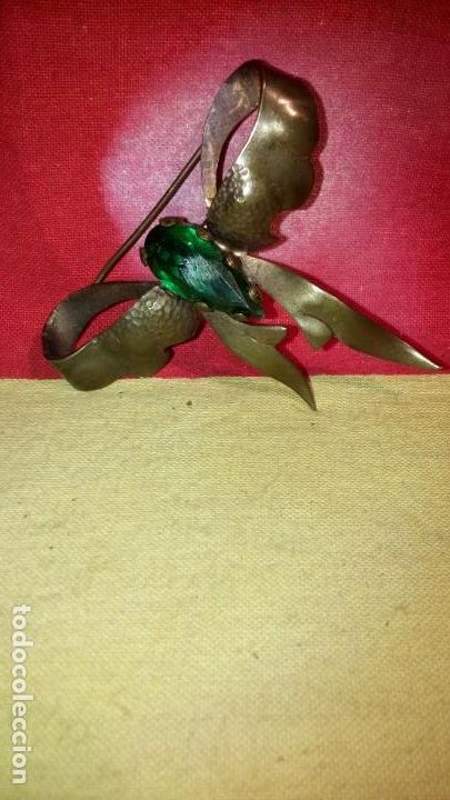 Joyeria: Broche antiguo-LAZO CON PIEDRA. - Foto 1