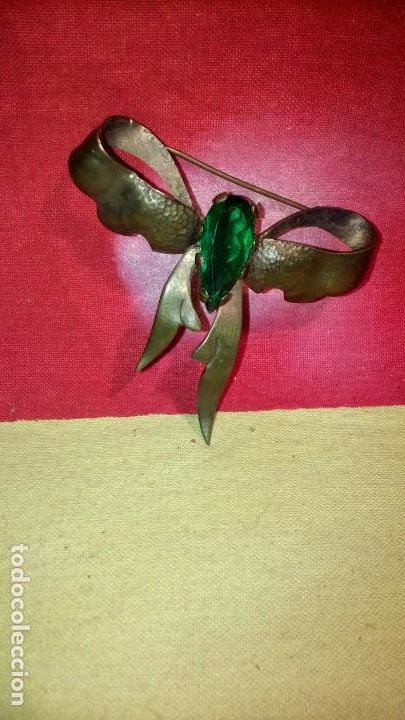 Joyeria: Broche antiguo-LAZO CON PIEDRA. - Foto 2