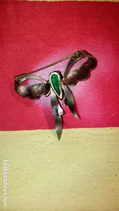Joyeria: Broche antiguo-LAZO CON PIEDRA. - Foto 4