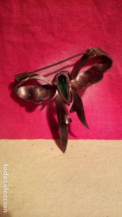 Joyeria: Broche antiguo-LAZO CON PIEDRA. - Foto 5