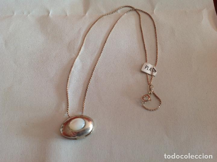 Joyeria: GARGANTILLA DE PLATA DE LEY. OPALINA - Foto 3