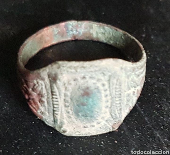 Joyeria: Antiguo anillo cobre a&ntilde;os 20 - Foto 1