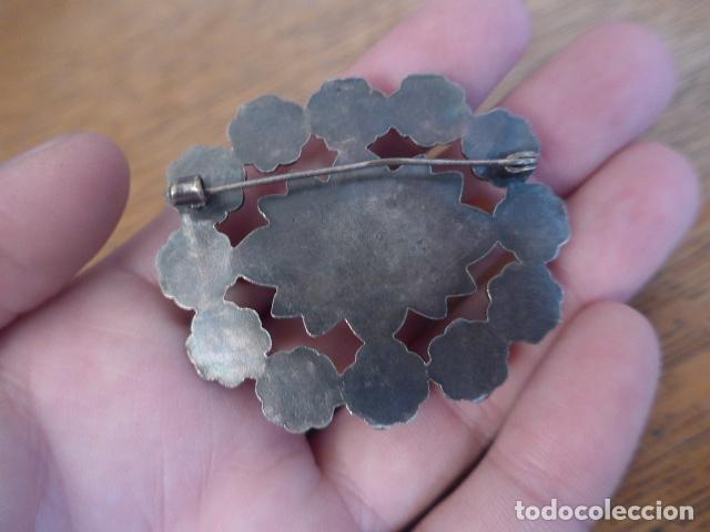 Joyeria: Antiguo gran broche de plata ? y anillo, a estudiar - Foto 5