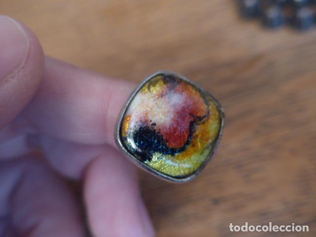 Joyeria: Antiguo gran broche de plata ? y anillo, a estudiar - Foto 8