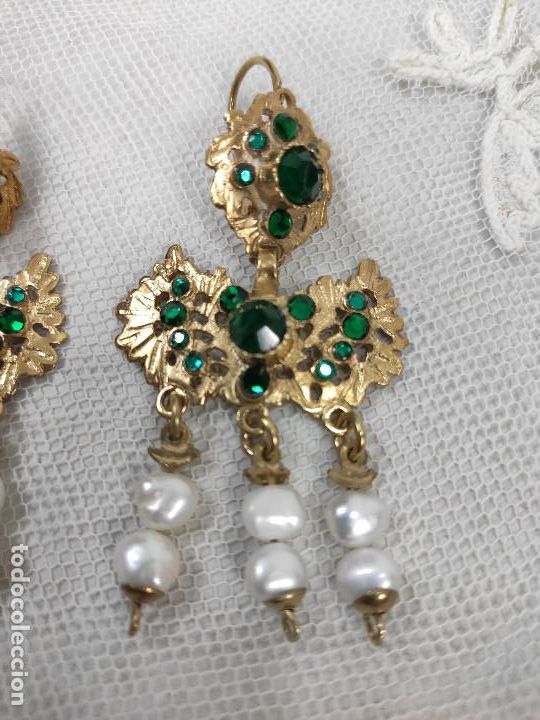 Joyeria: Pendientes de barquillo, con chorretes. - Foto 6