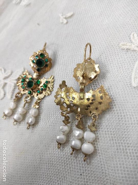 Joyeria: Pendientes de barquillo, con chorretes. - Foto 7