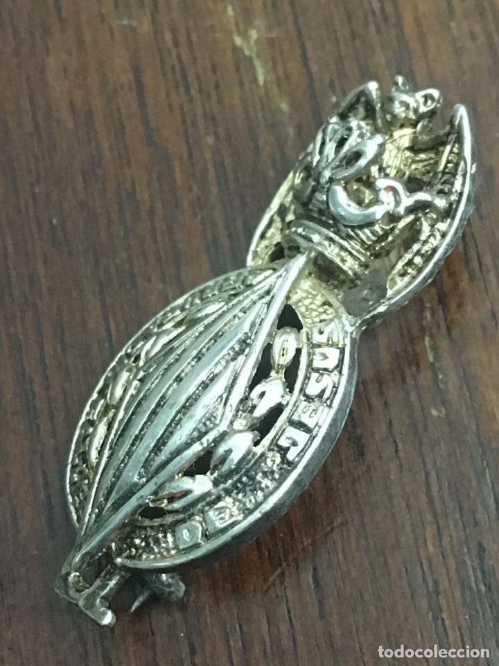 Joyeria: Broche de plata maciza Valencia FCB - Foto 1