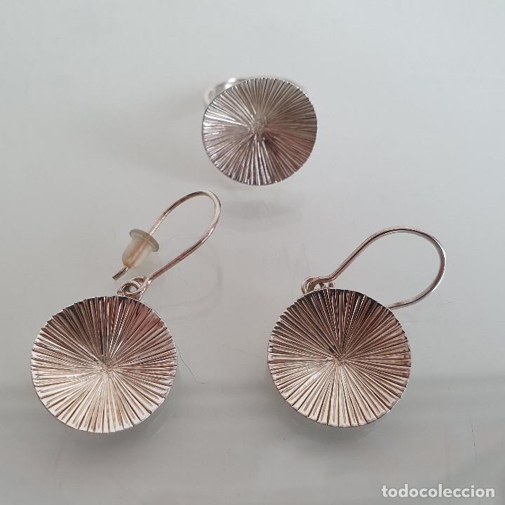 Joyeria: CONJUNTO ANILLO Y PENDIENTES PLATA - Foto 1