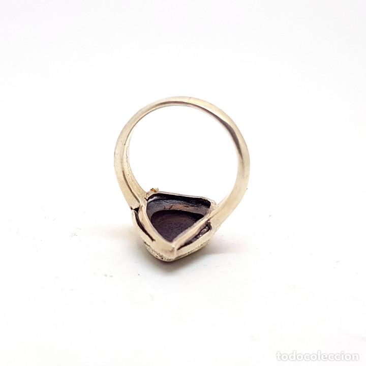 Joyeria: Anillo de plata y onix talla 10 - Foto 5