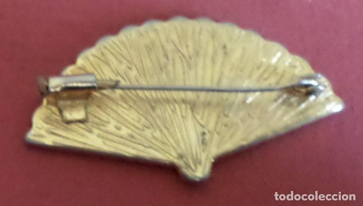 Joyeria: Broche damasquinado forma a abanico - Foto 3