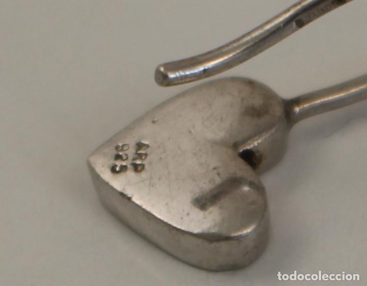 Joyeria: pendientes plata de ley 925 con coraz&oacute;n - Foto 6