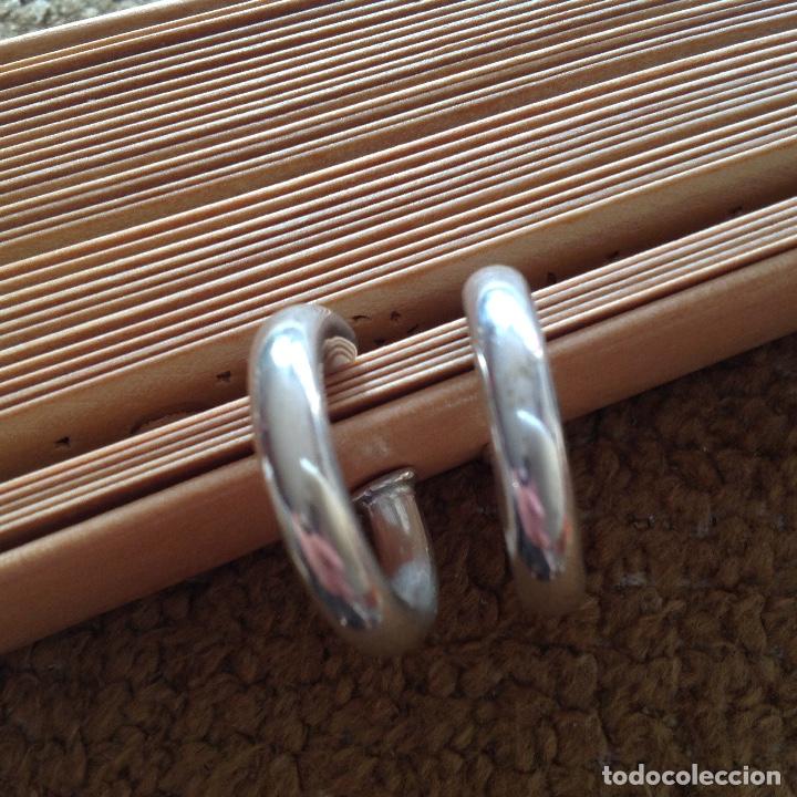 Joyeria: AROS DE PLATA. VINTAGE. DI&Aacute;METRO 2 CM - Foto 5