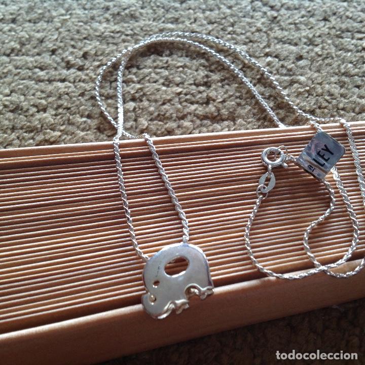 Joyeria: GARGANTILLA DE PLATA DE 925 CON ELEFANTE DE LA SUERTE. - Foto 3