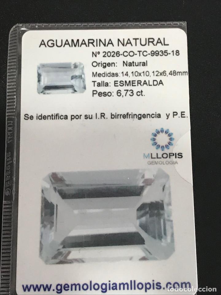 Joyeria: AGUAMARINA 6,73 ct. Certificada. Inversi&oacute;n - Foto 2