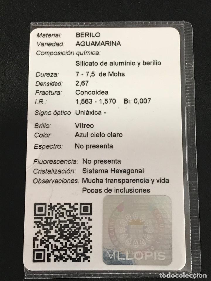 Joyeria: AGUAMARINA 6,73 ct. Certificada. Inversi&oacute;n - Foto 5