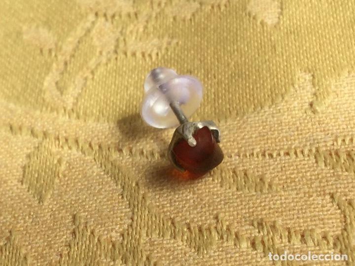 Joyeria: ANTIGUOS Y PEQUE&Ntilde;OS PENDIENTES DE PLATA Y &Aacute;MBAR NATURAL - Foto 4