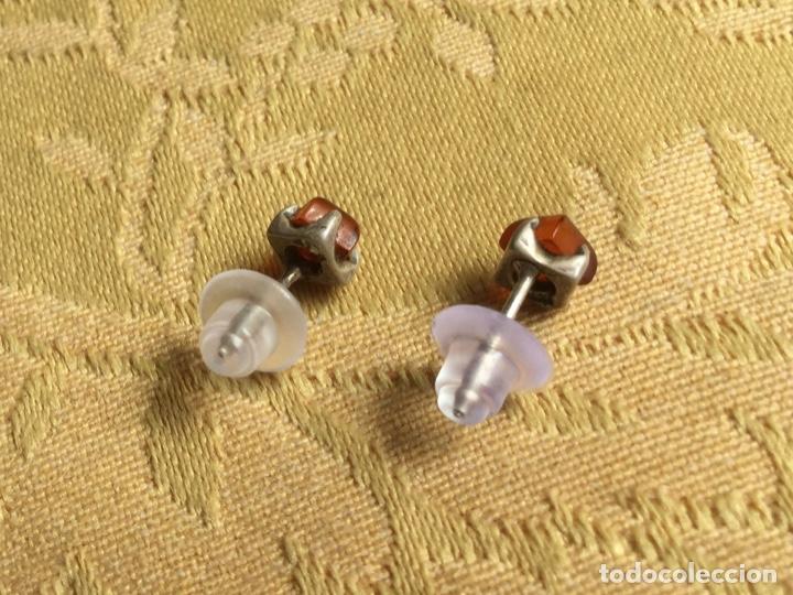 Joyeria: ANTIGUOS Y PEQUE&Ntilde;OS PENDIENTES DE PLATA Y &Aacute;MBAR NATURAL - Foto 5