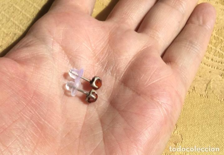 Joyeria: ANTIGUOS Y PEQUE&Ntilde;OS PENDIENTES DE PLATA Y &Aacute;MBAR NATURAL - Foto 10