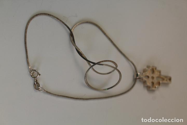 Joyeria: cruz y cadena de plata 925 y nacar - Foto 6