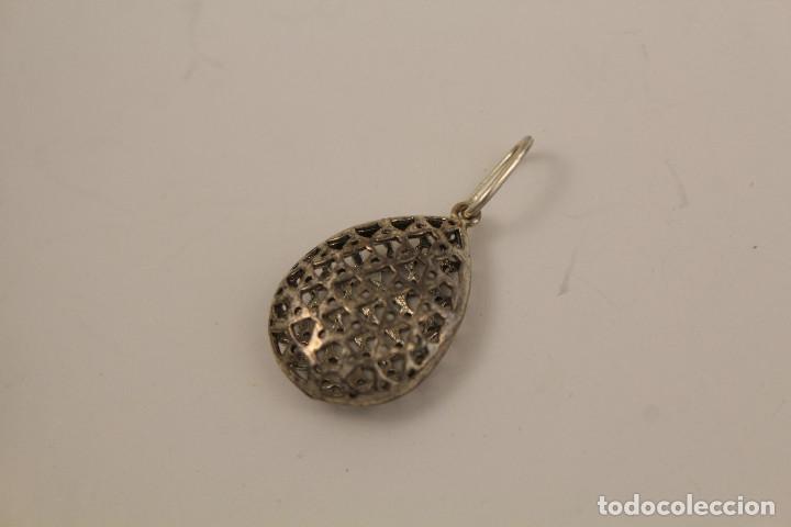 Joyeria: colgante lagrima de plata de ley - Foto 1