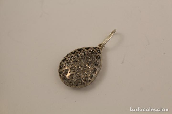 Joyeria: colgante lagrima de plata de ley - Foto 2