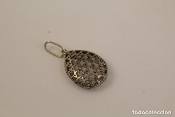 Joyeria: colgante lagrima de plata de ley - Foto 3