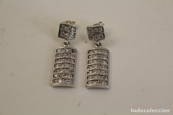 Joyeria: pendientes de plata 925 con circonitas - Foto 1