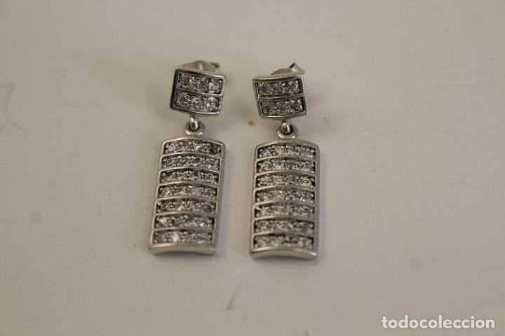 Joyeria: pendientes de plata 925 con circonitas - Foto 5