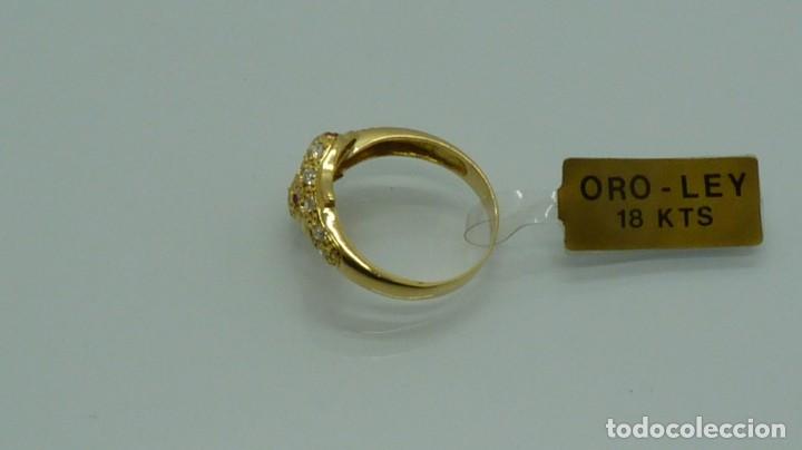 Joyeria: ANILLO DELF&Iacute;N CON CIRCONITAS Y RUBIES EN ORO DE 750MM. - Foto 14