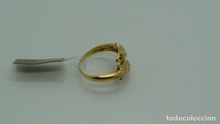 Joyeria: ANILLO DELF&Iacute;N CON CIRCONITAS Y RUBIES EN ORO DE 750MM. - Foto 16