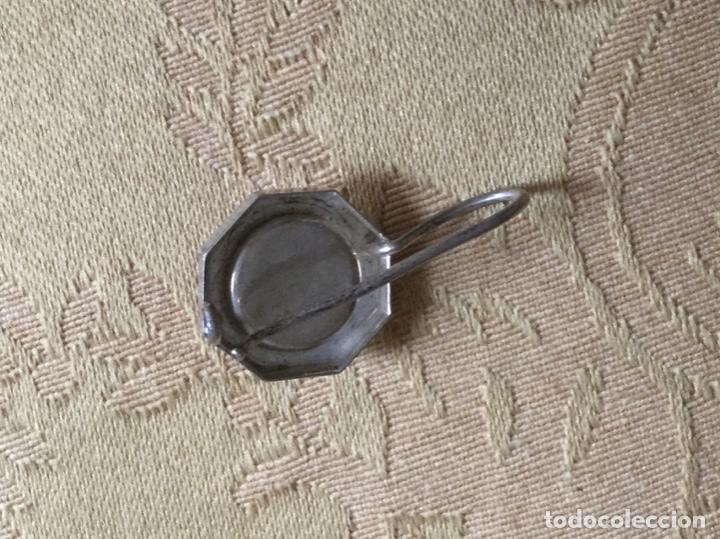 Joyeria: ANTIGUO COLGANTE DE &Aacute;MBAR Y PLATA, PENDIENTE - Foto 3