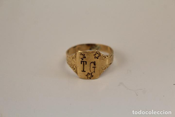 Joyeria: anillo chapado en oro - Foto 1