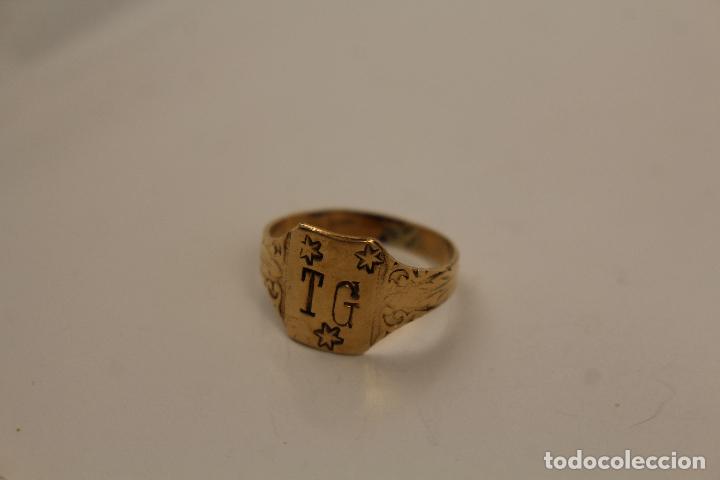 Joyeria: anillo chapado en oro - Foto 2
