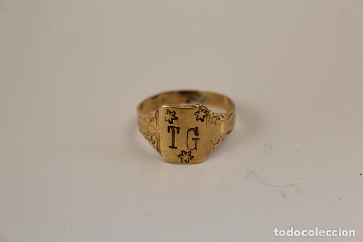 Joyeria: anillo chapado en oro - Foto 3