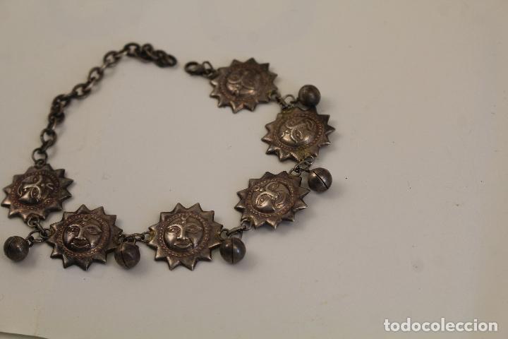 Joyeria: PULSERA  DE PLATA 925 CON SOLES Y CASCABELES - Foto 4