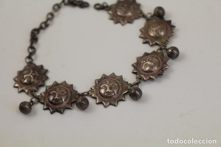 Joyeria: PULSERA  DE PLATA 925 CON SOLES Y CASCABELES - Foto 6
