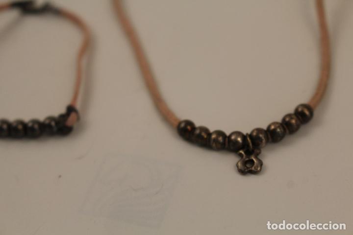 Joyeria: pulsera  y colar tous cord&oacute;n con cuentas de plata - Foto 3