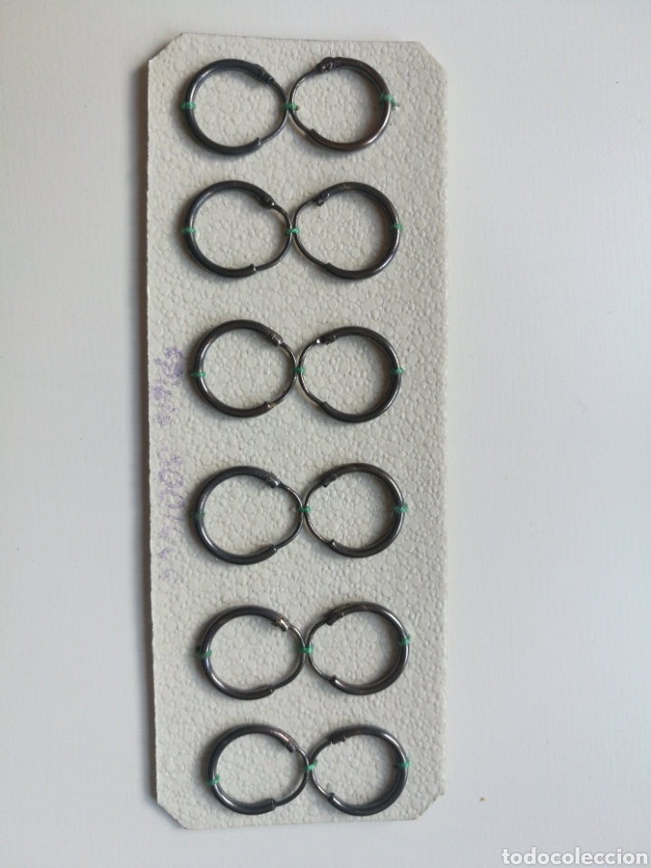 Joyeria: Aros de plata (pendientes) lote de 6 pares - Foto 1