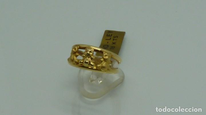 Joyeria: ANILLO OSITOS EN ORO DE 18 KLTS.(750MM) - Foto 2