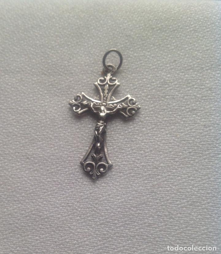 Joyeria: CRUCIFIJO ANTIGUO DE PLATA - Foto 11
